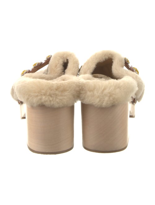 Fabrizio Viti Shearling Slides