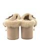 Fabrizio Viti Shearling Slides
