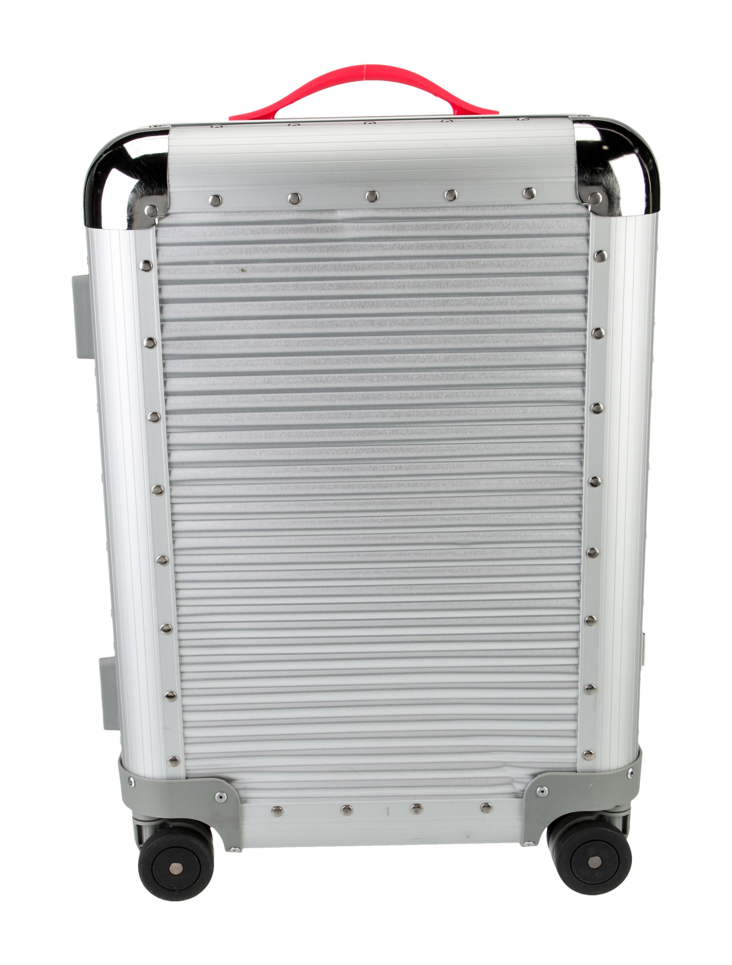 Fabbrica Pelletterie Milano Metal Suitcase