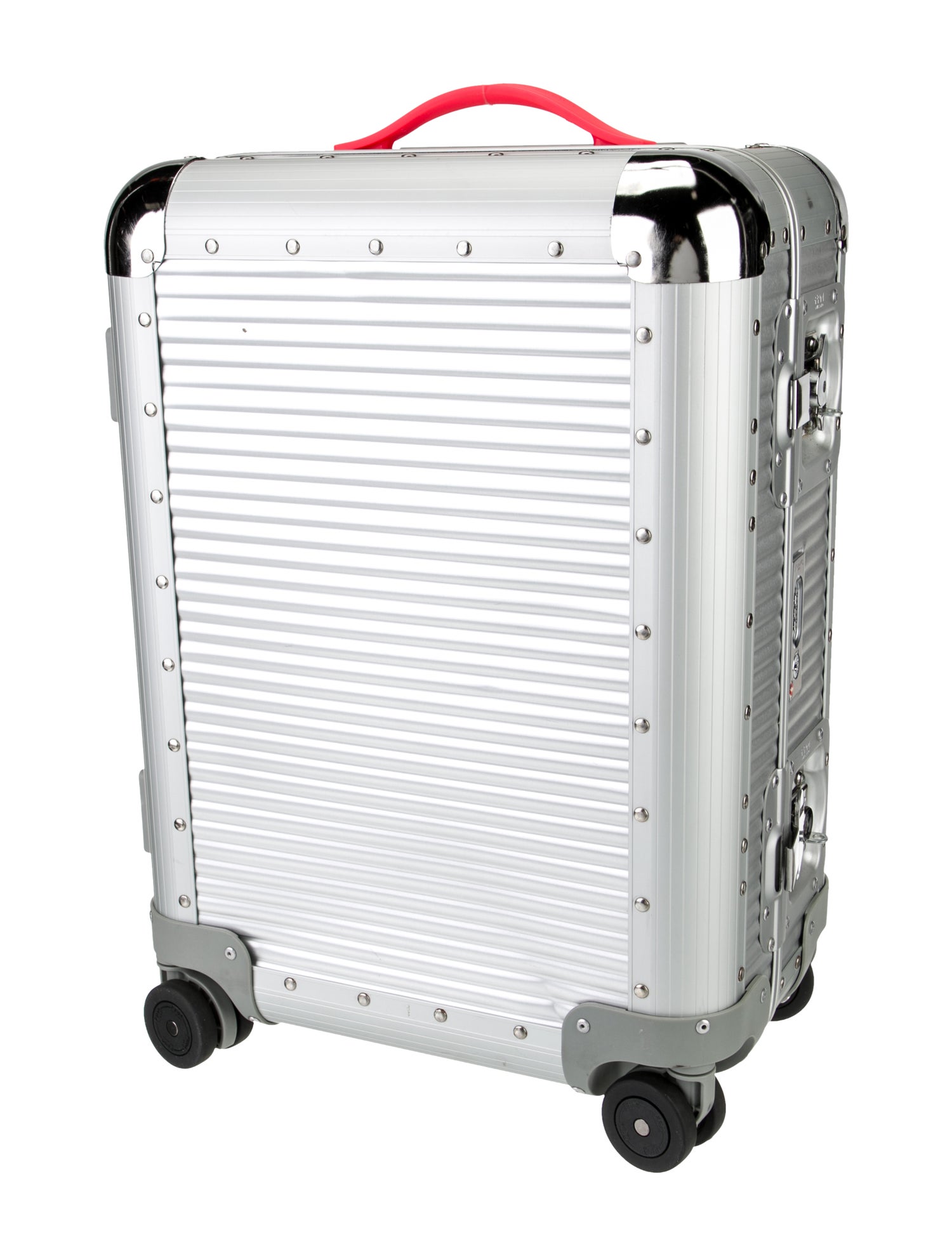Fabbrica Pelletterie Milano Metal Suitcase