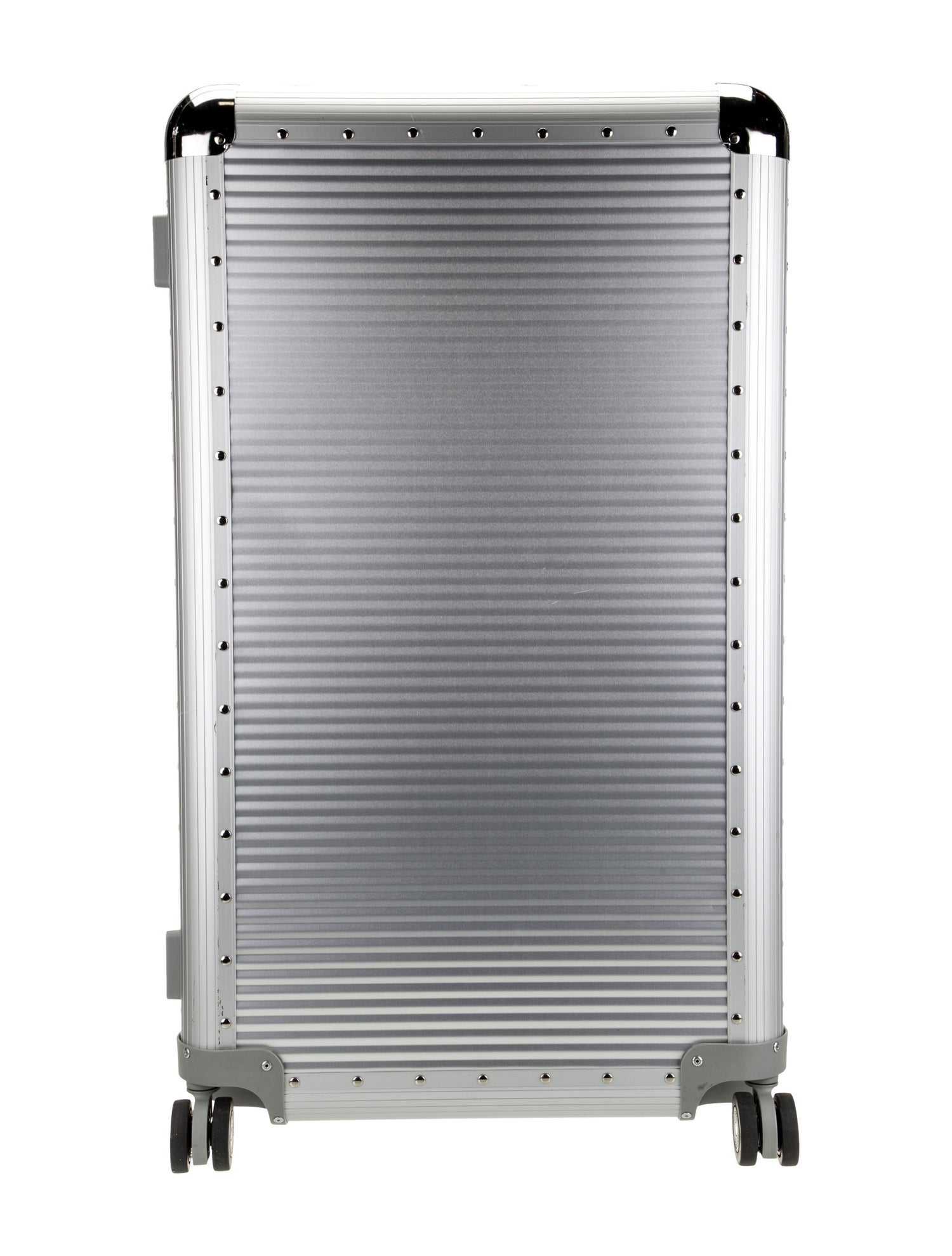 Fabbrica Pelletterie Milano Metal Suitcase