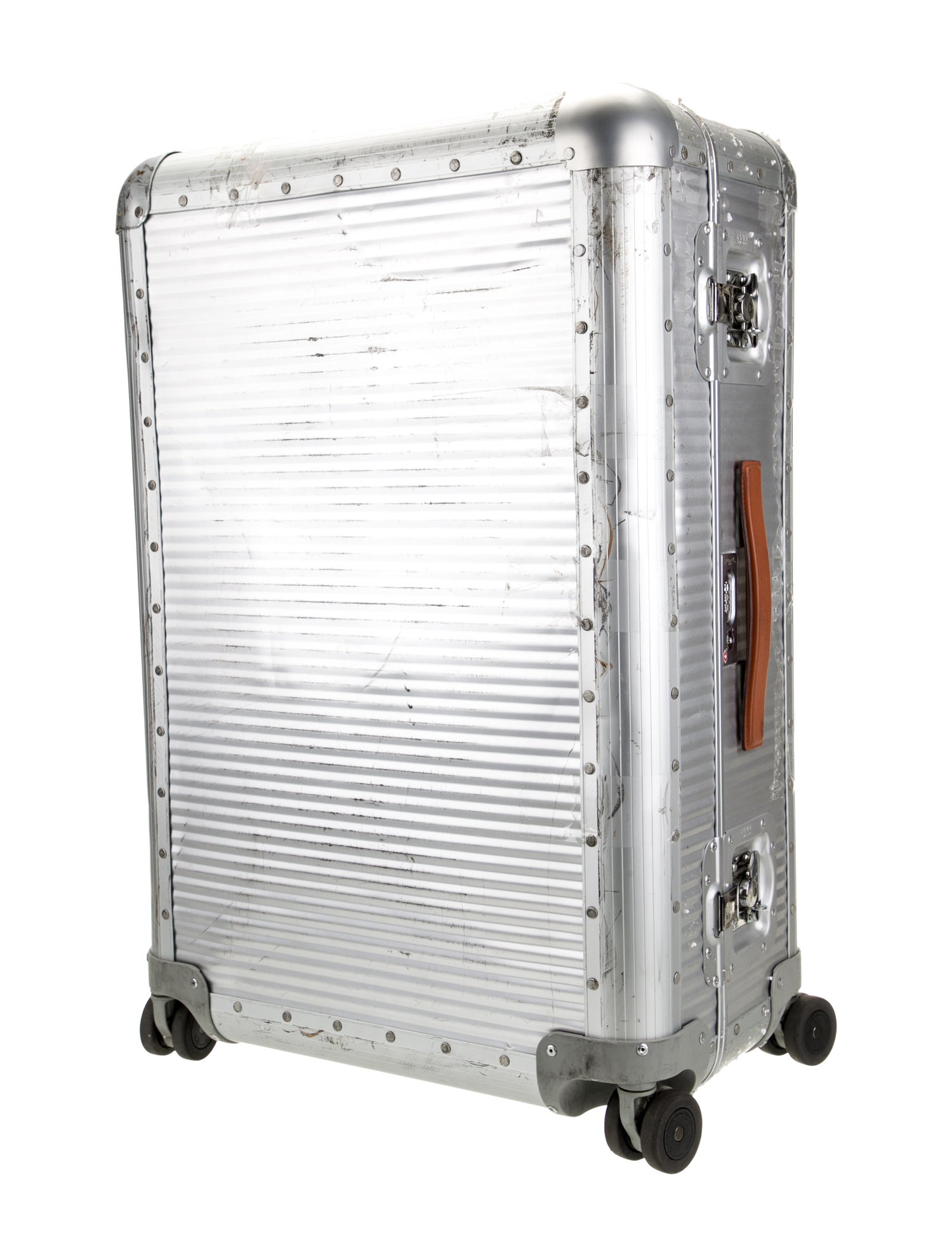 Fabbrica Pelletterie Milano Metal Suitcase