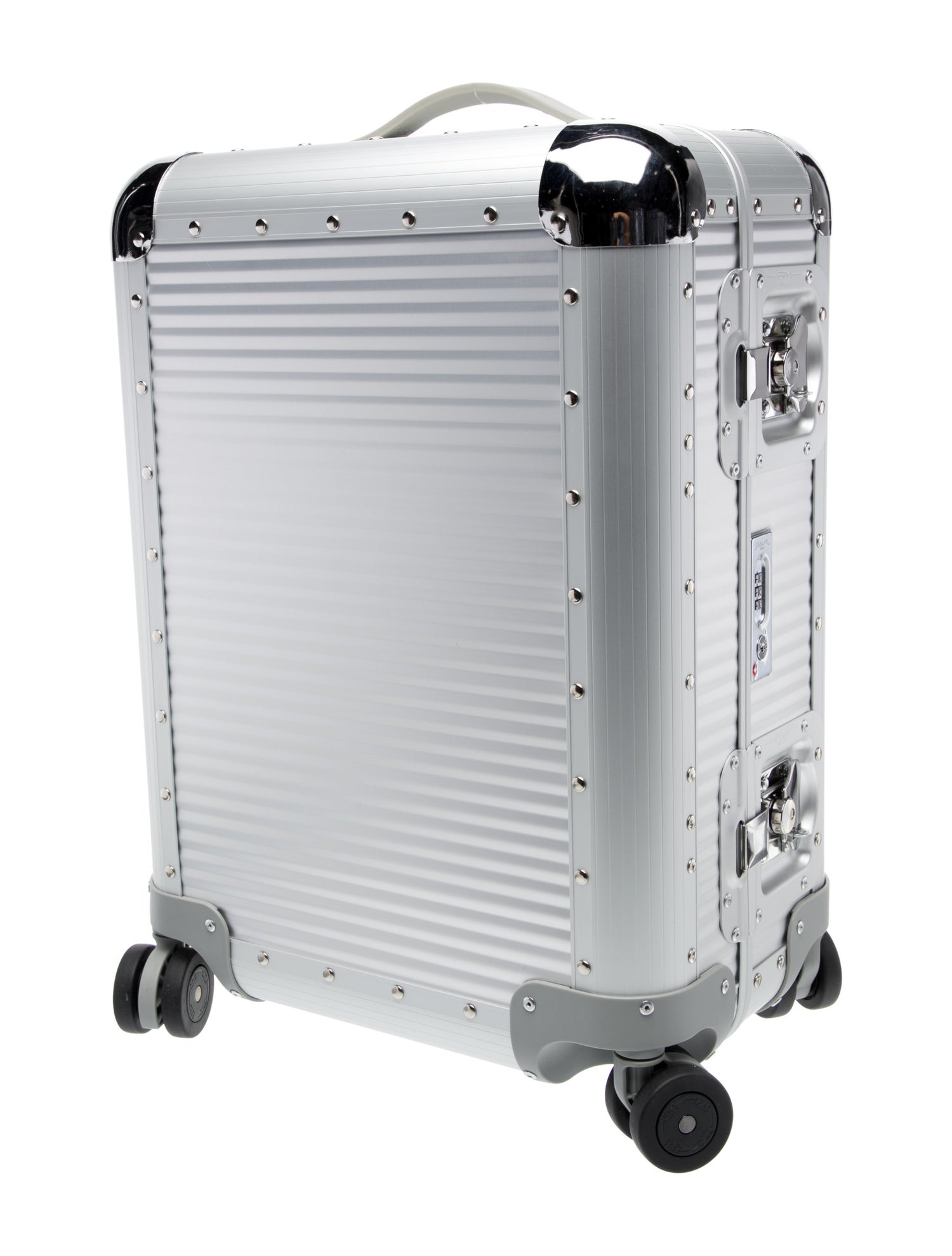 Fabbrica Pelletterie Milano silver toned suitcase