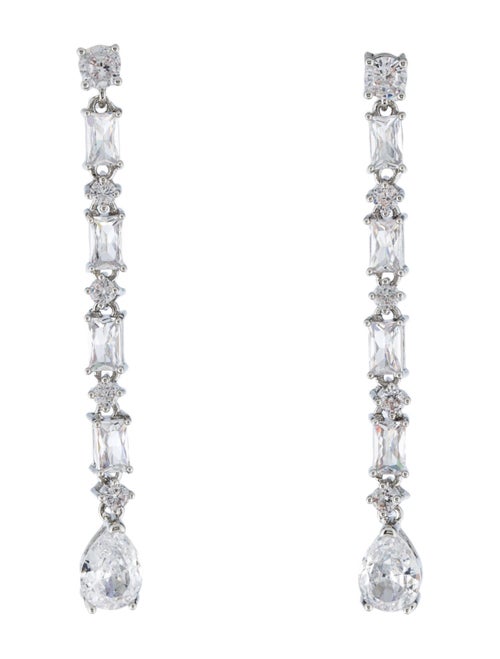 Fallon Baguette Drop Earrings