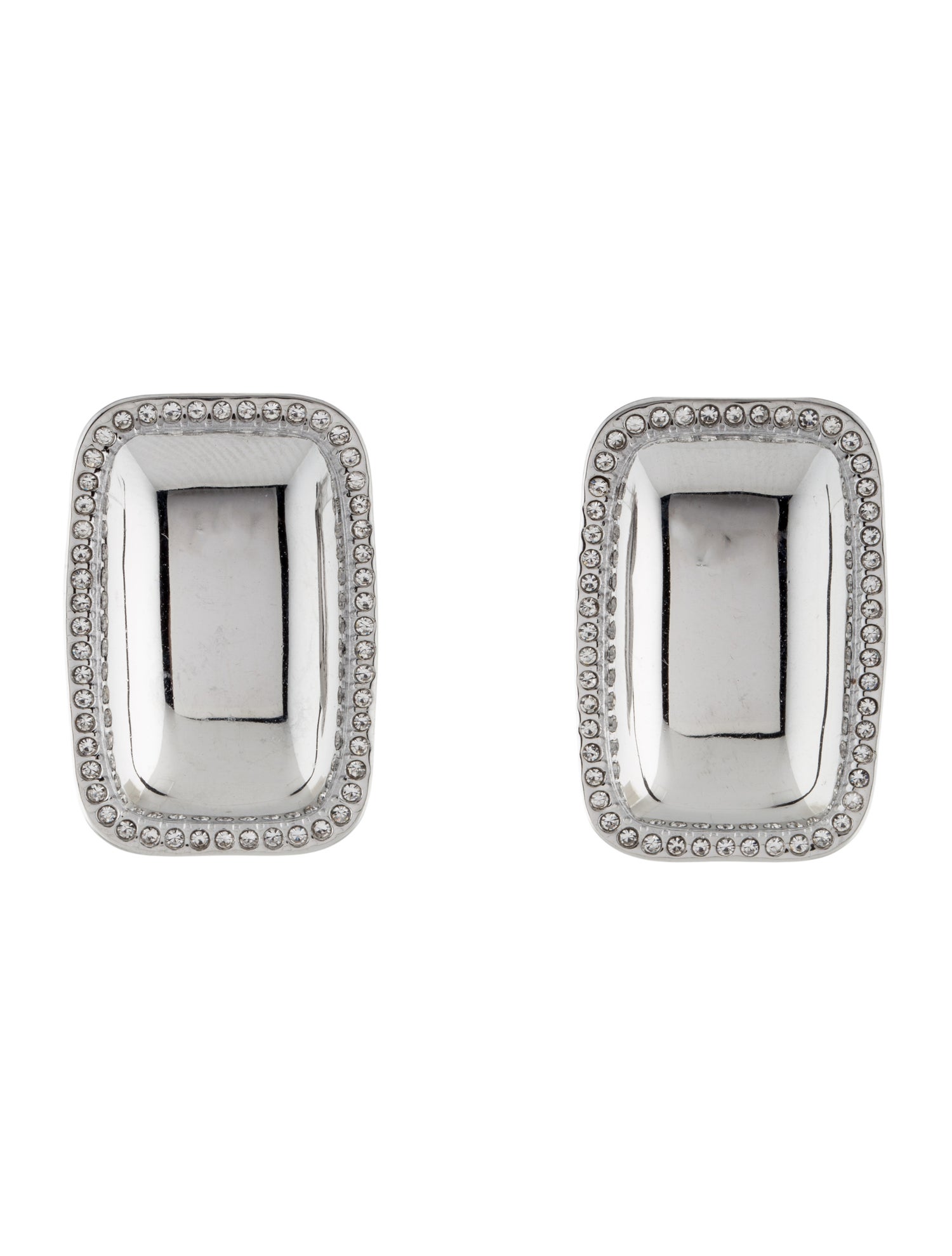 Fallon Pavé Swatch Button Earrings