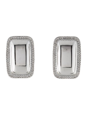 Fallon Pavé Swatch Button Earrings