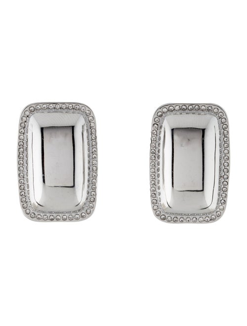 Fallon Pavé Swatch Button Earrings