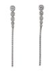 Fallon Cubic Zirconia Bezel Tail Earrings