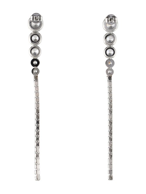 Fallon Cubic Zirconia Bezel Tail Earrings