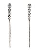 Fallon Cubic Zirconia Bezel Tail Earrings