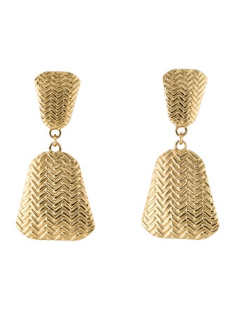 Fallon Textured Drop Earrings