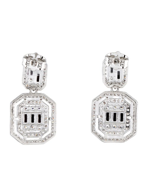 Fallon Cubic Zirconia Deco Drop Earrings
