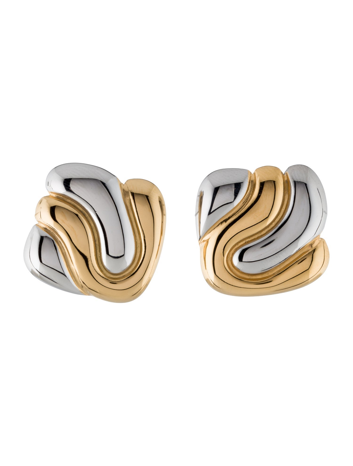 Fallon Maya Square Button Earrings