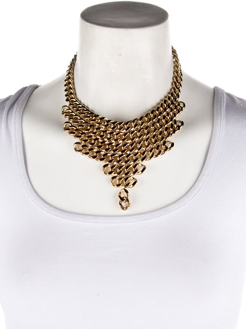 Fallon Veruca Layered Chain Bib Necklace