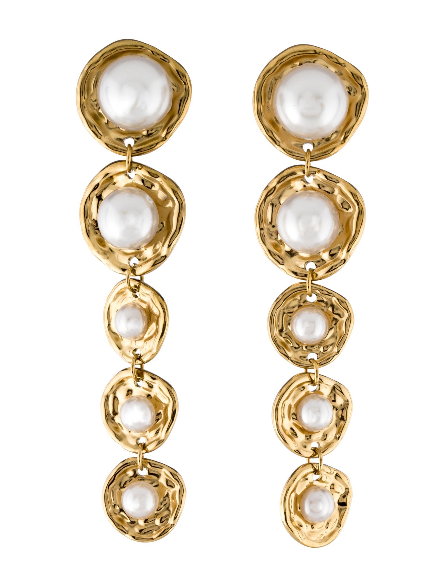 Fallon Faux Pearl Drop Earrings