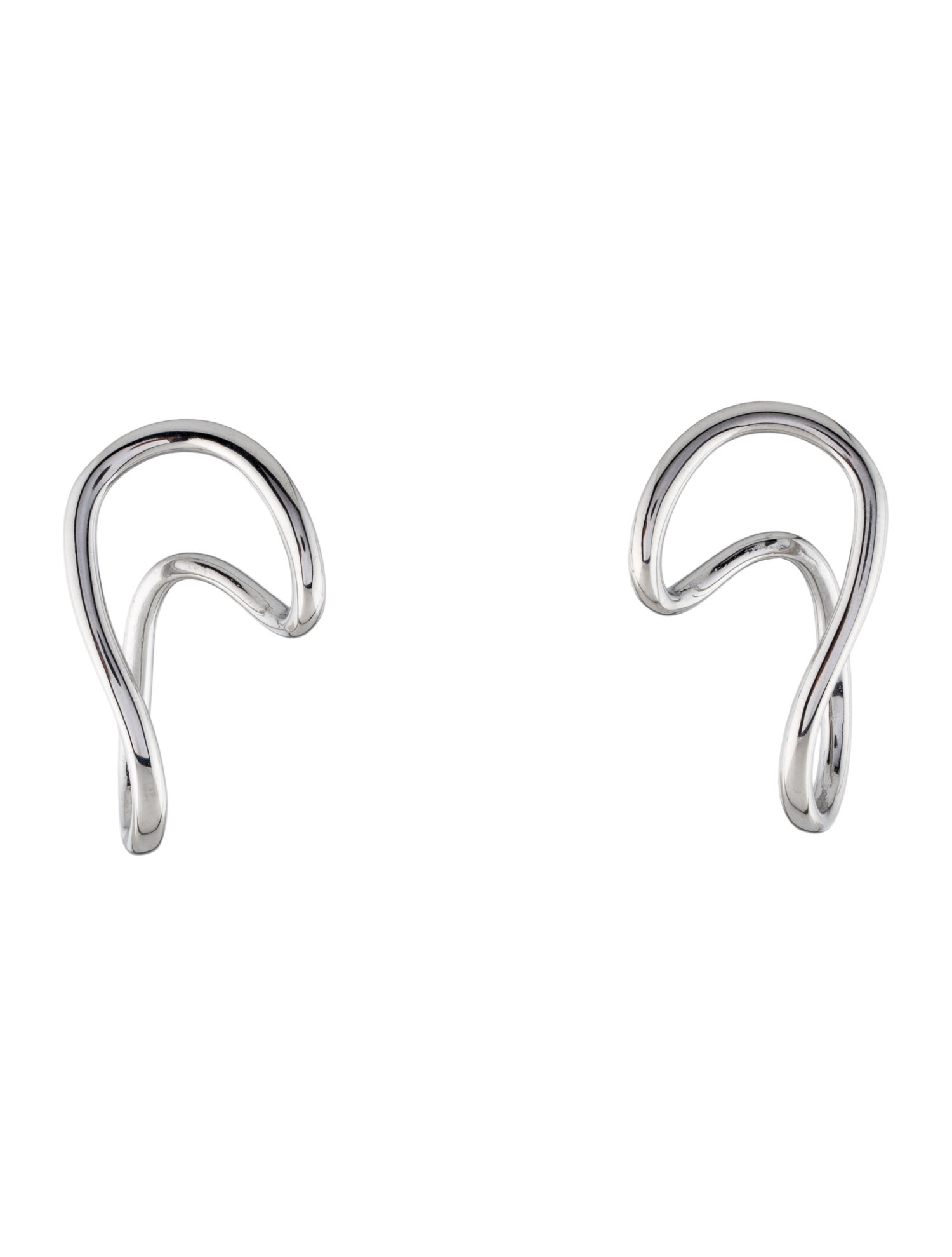 Fallon Sculptural Twist Infinity Drop Earrings