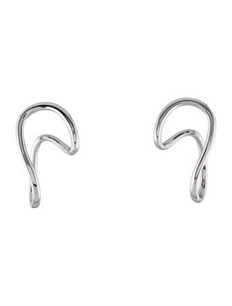 Fallon Sculptural Twist Infinity Drop Earrings