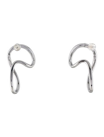 Fallon Sculptural Twist Infinity Drop Earrings