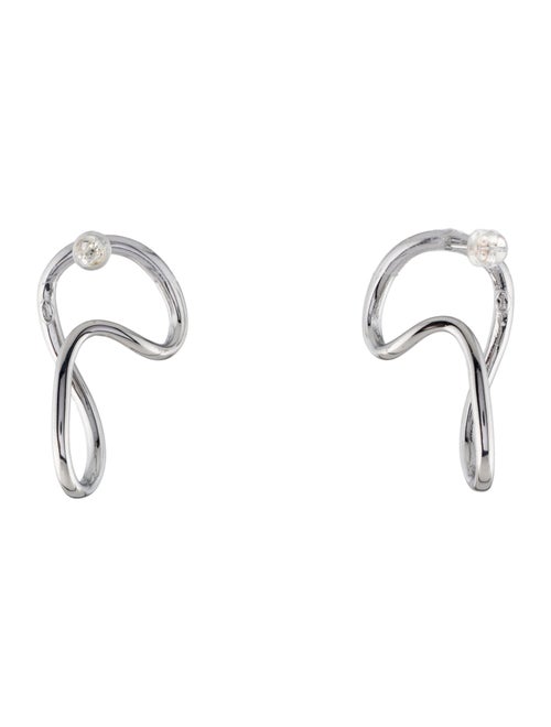 Fallon Sculptural Twist Infinity Drop Earrings