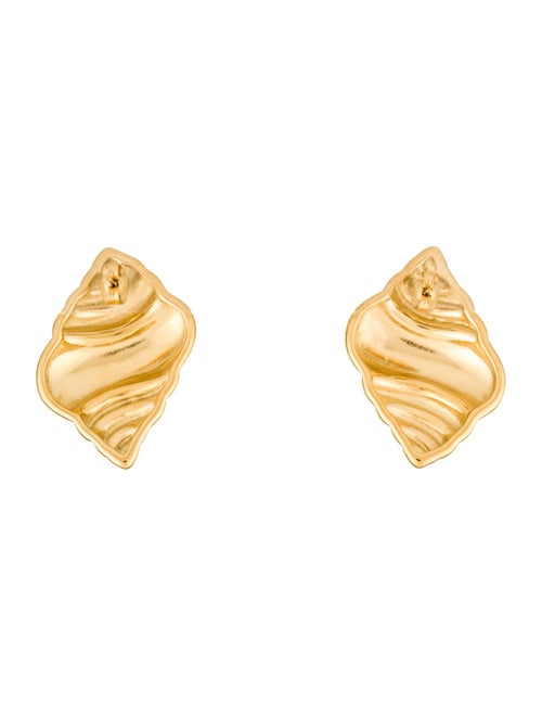 Fallon Shell Button Stud Earrings