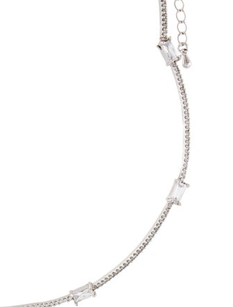 Fallon Baguette Bar Collar Necklace