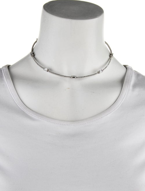 Fallon Baguette Bar Collar Necklace