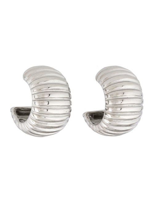 Fallon Gigi Ribbed Hoop Earrings