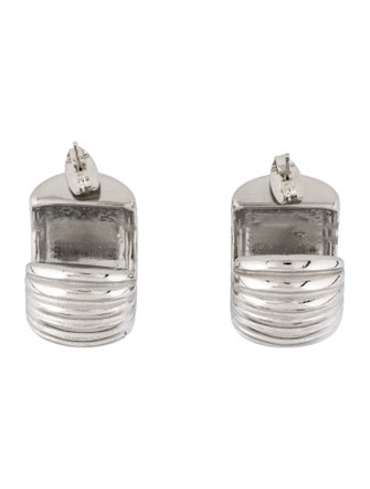 Fallon Gigi Ribbed Hoop Earrings