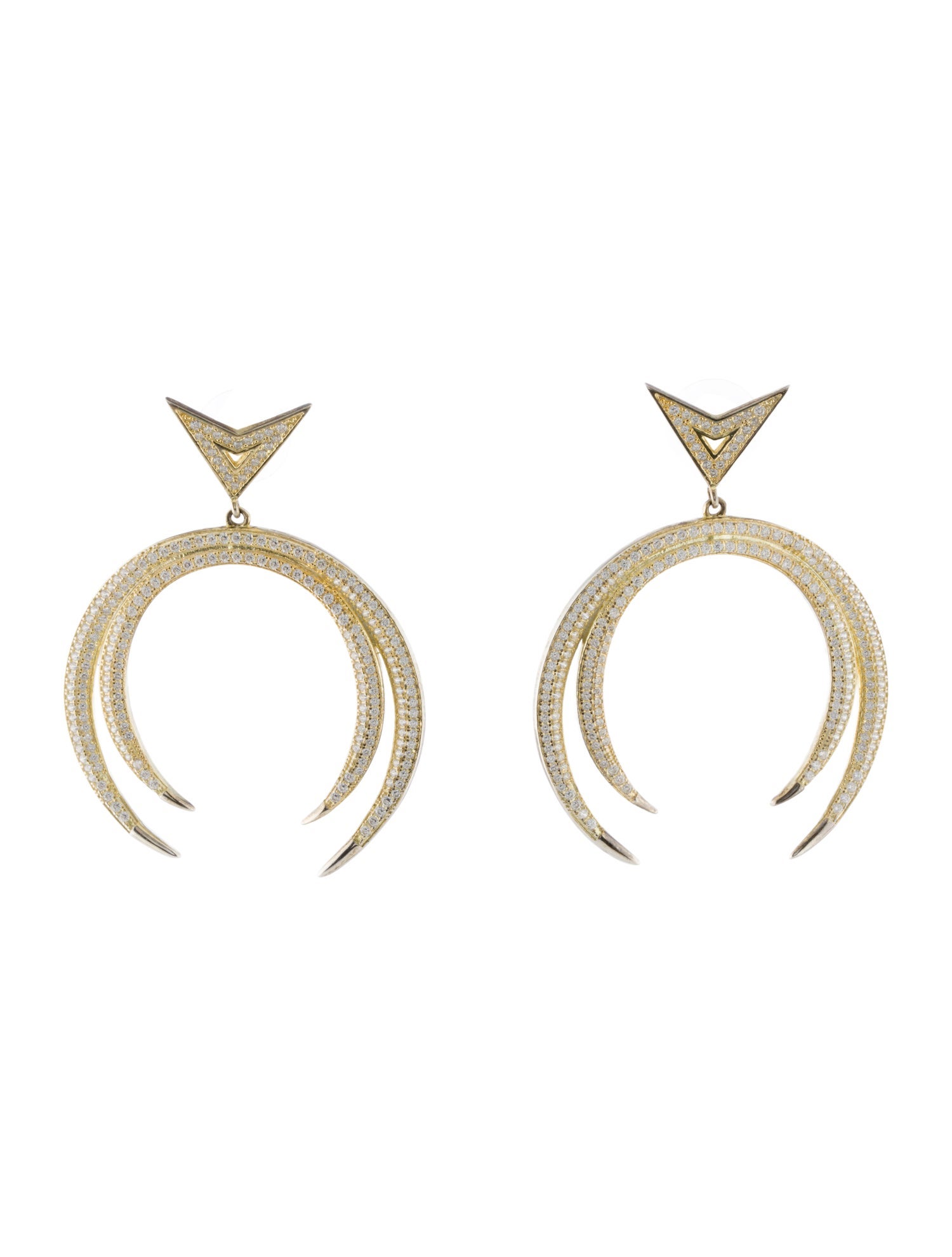 Fallon Crystal Pavé Drop Earrings