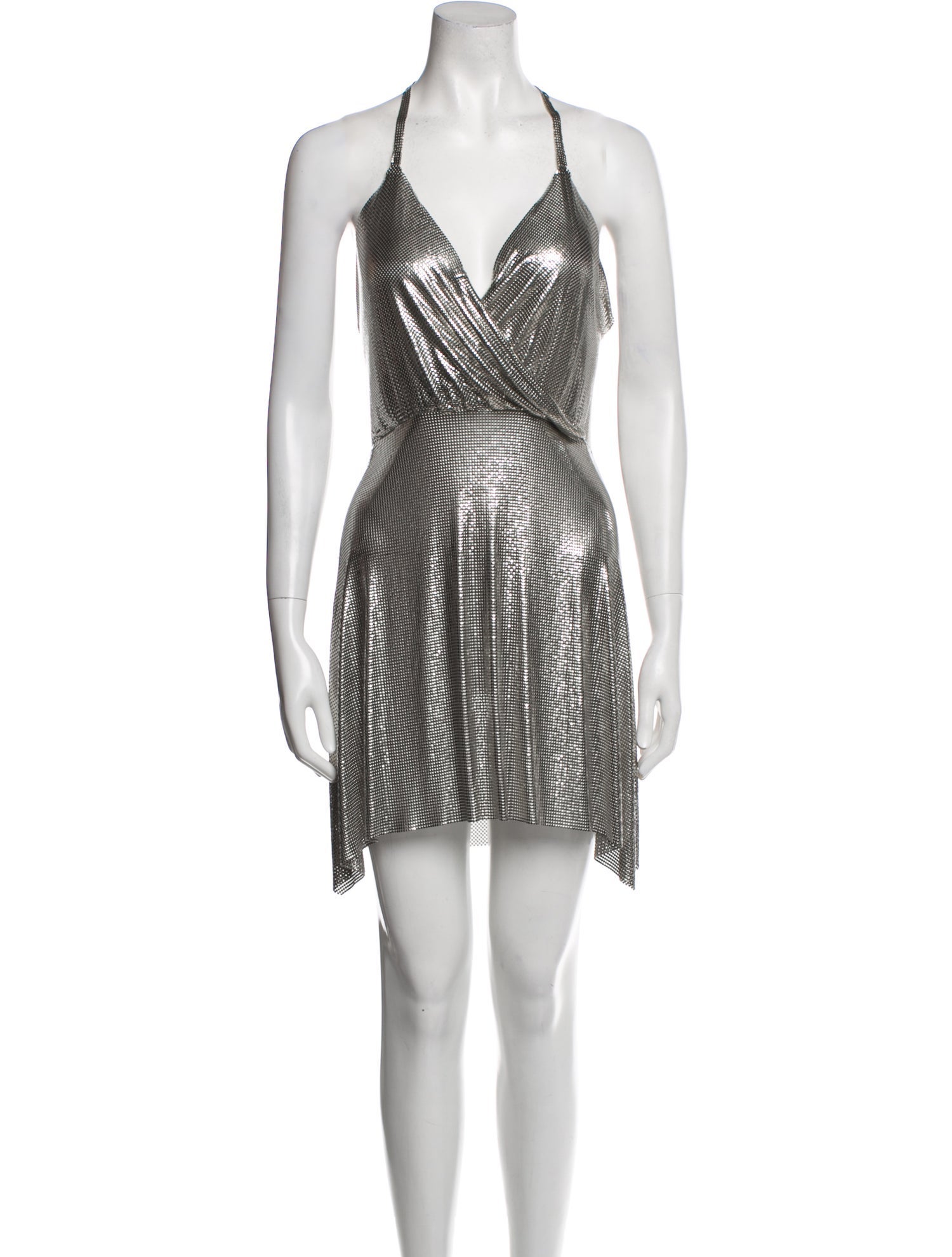 Fannie Schiavoni Striped Mini Dress