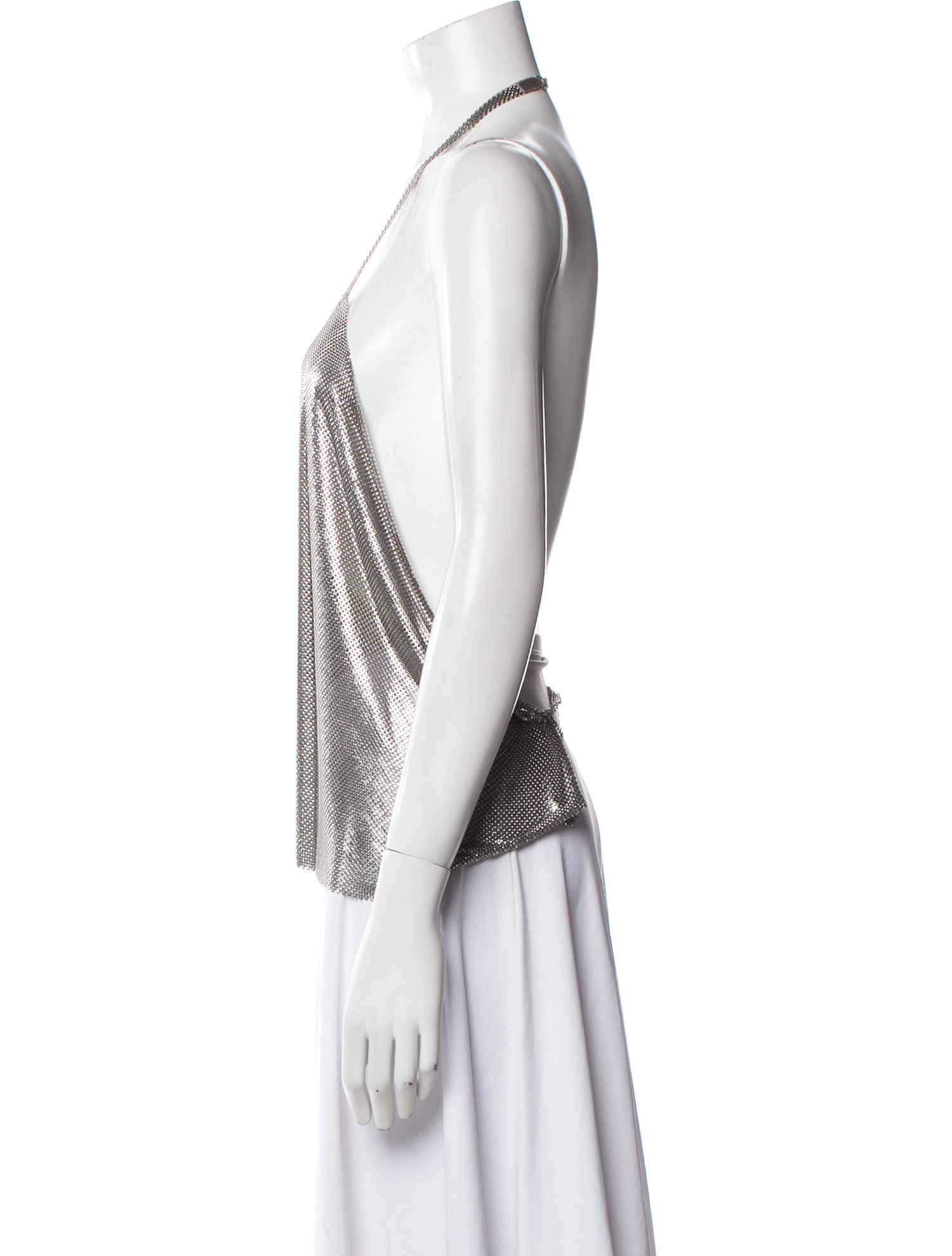 Fannie Schiavoni Printed Cowl Neck Top