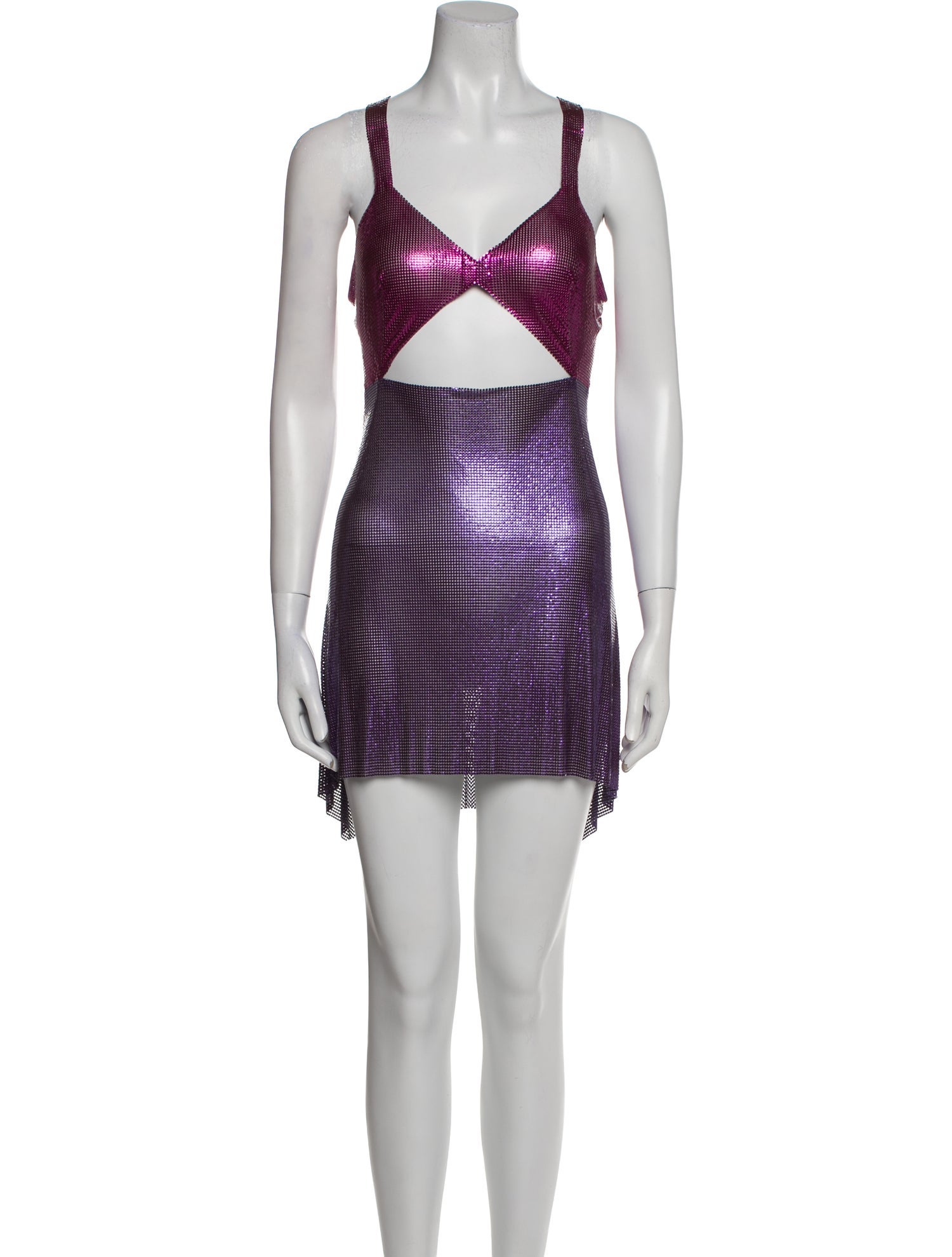 Fannie Schiavoni Patterned Mini Dress