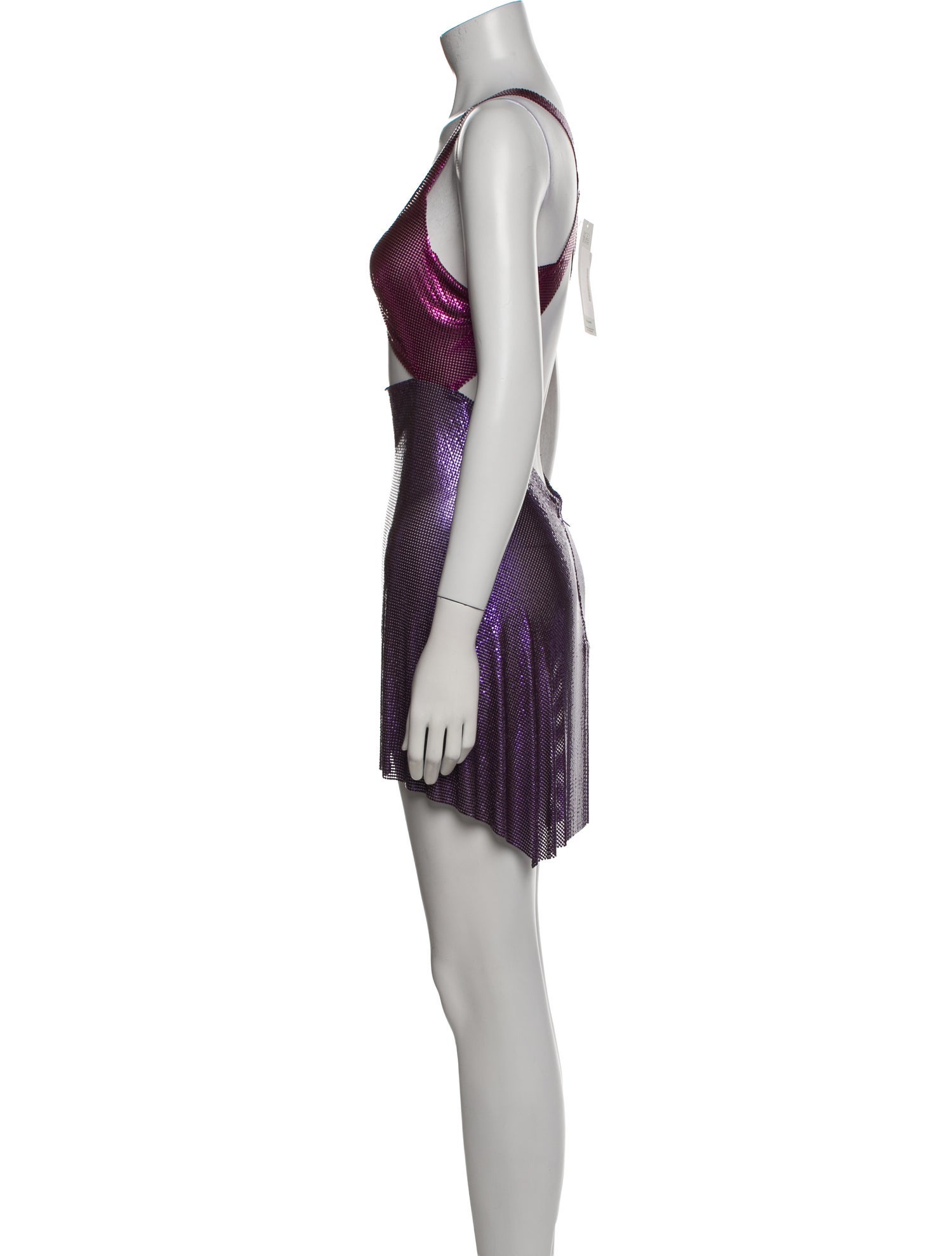 Fannie Schiavoni Patterned Mini Dress