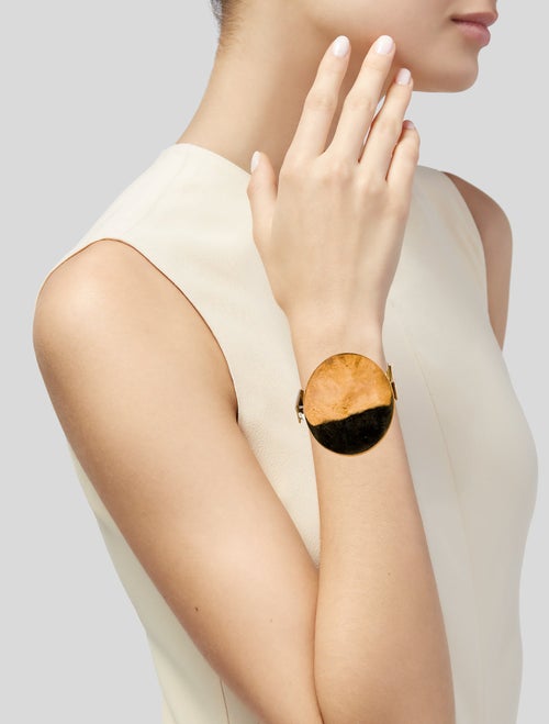 Faris Dot Sculptural Bangle Bracelet