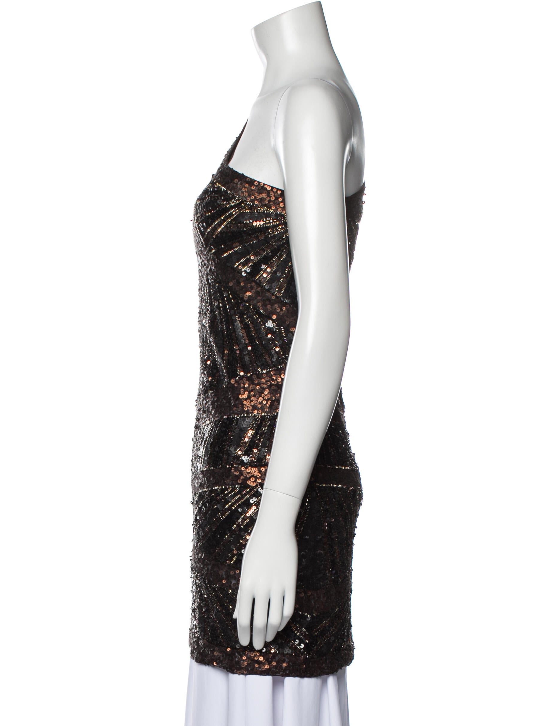 Farah Khan Printed One-Shoulder Tunic