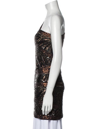 Farah Khan Printed One-Shoulder Tunic