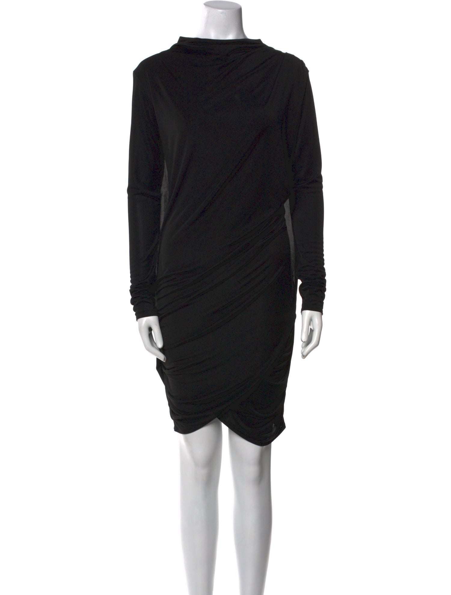 Farah Khan Cowl Neck Mini Dress