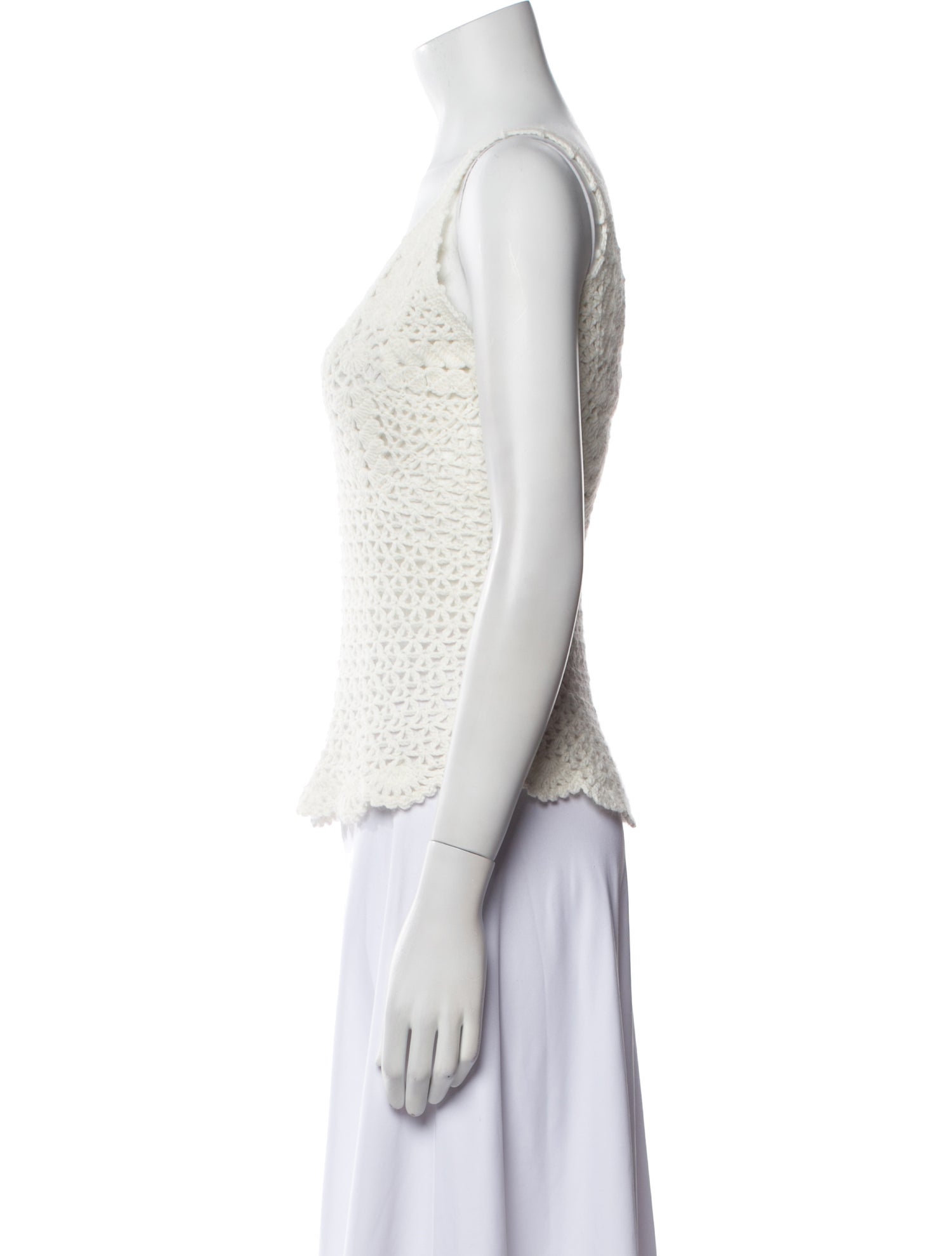 Frederick Anderson Mohair V-Neck Top