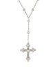 Favero 18K Diamond Cross Necklace