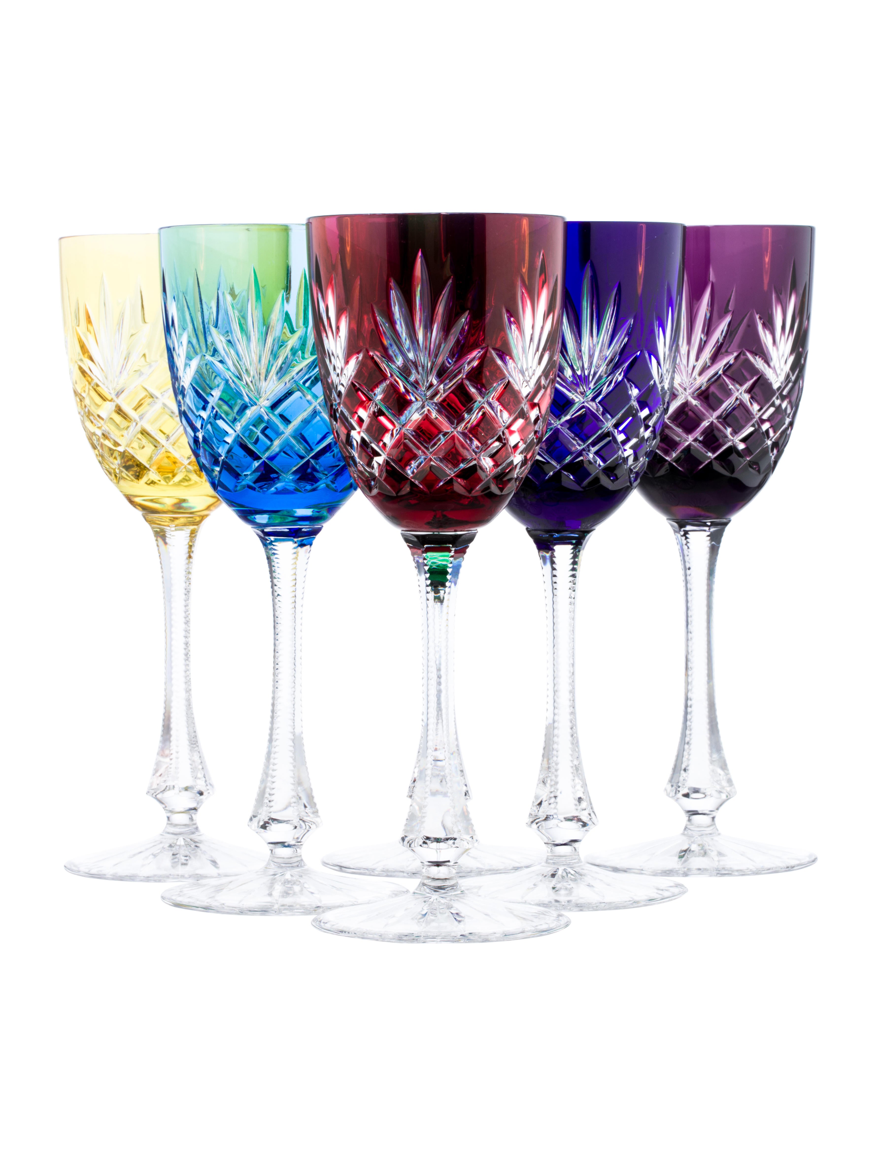 Fabergé Odessa Hock Wine Glasses Blue Drinkware & Barware, Tabletop & Kitchen FBG20058 The