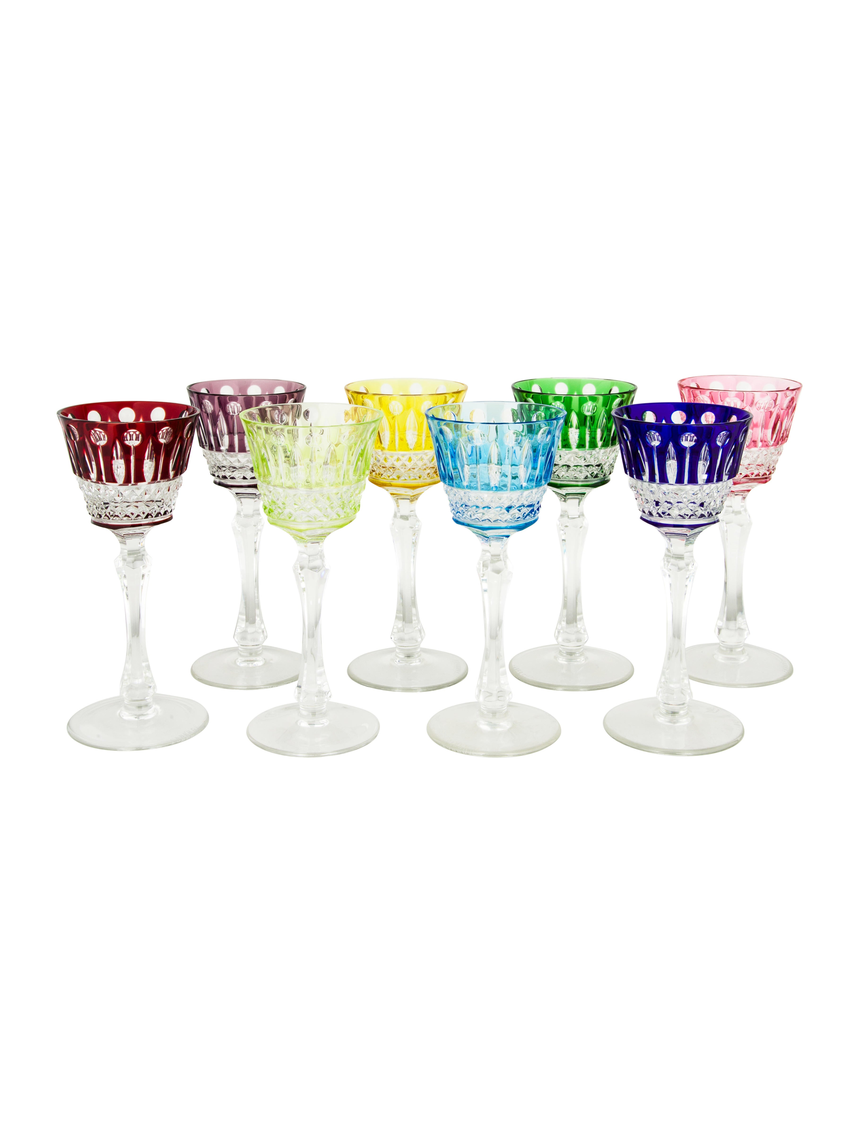 Fabergé Set of 8 Xenia Cordial Glasses Tabletop And Kitchen