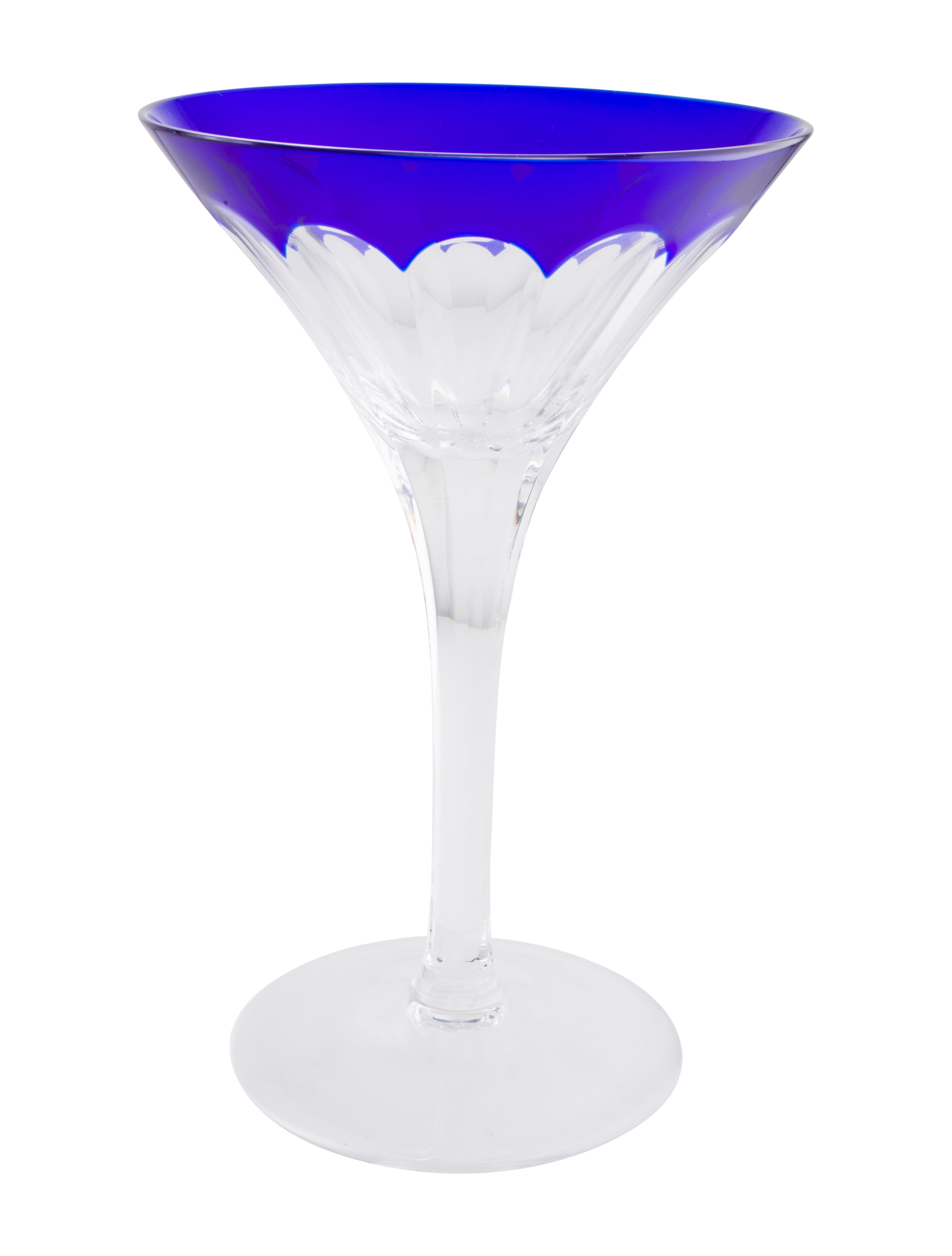 Fabergé 5Piece Grand Duke Martini Set Blue Drinkware & Barware