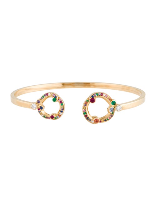 Fabergé 18K Multistone Cuff