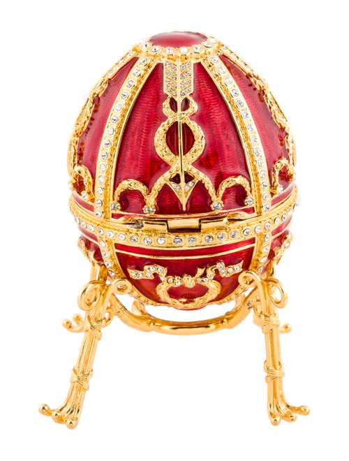 Fabergé Rosebud Egg Trinket Box & Pendant