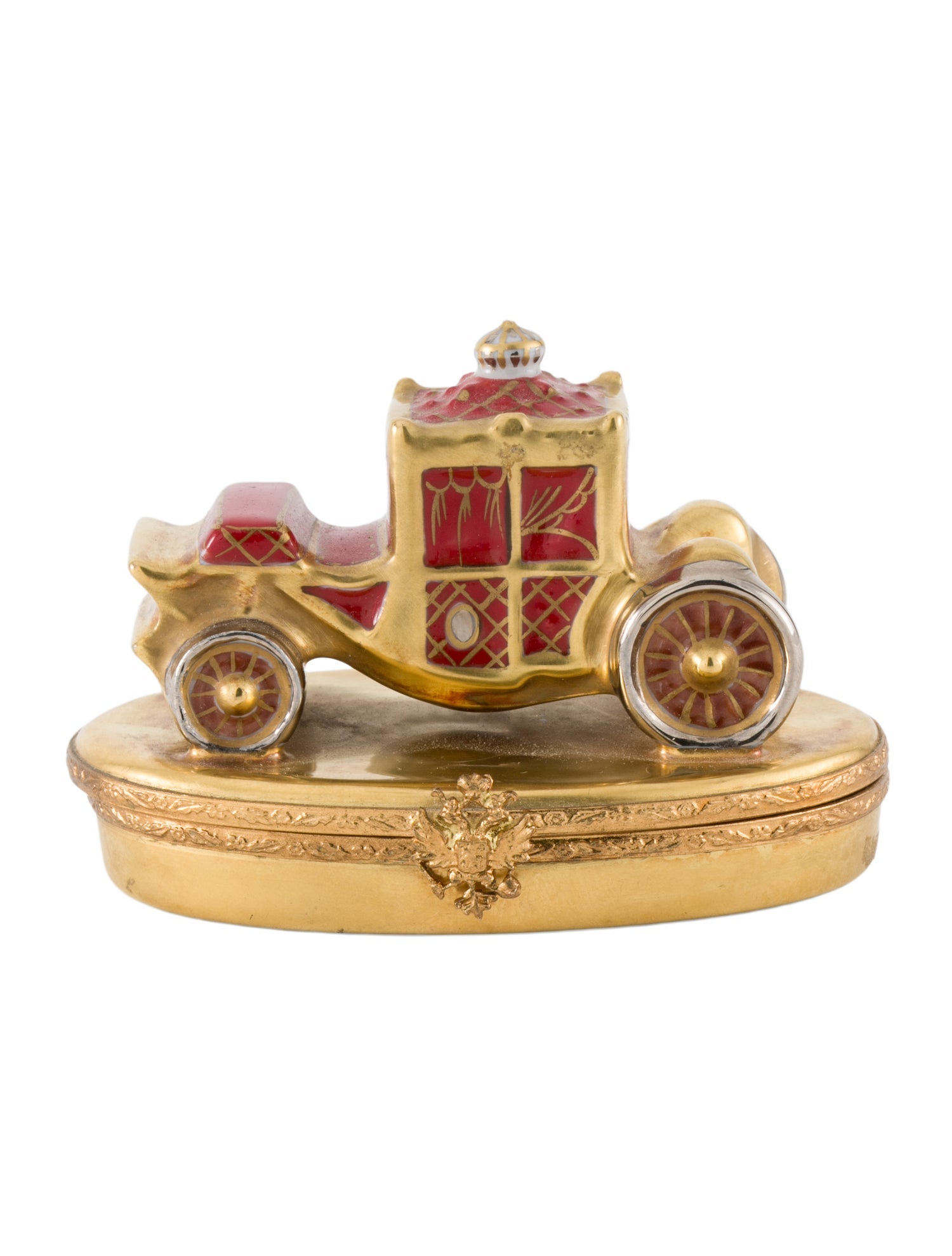 Fabergé Limoges Porcelain Royal Coach Box