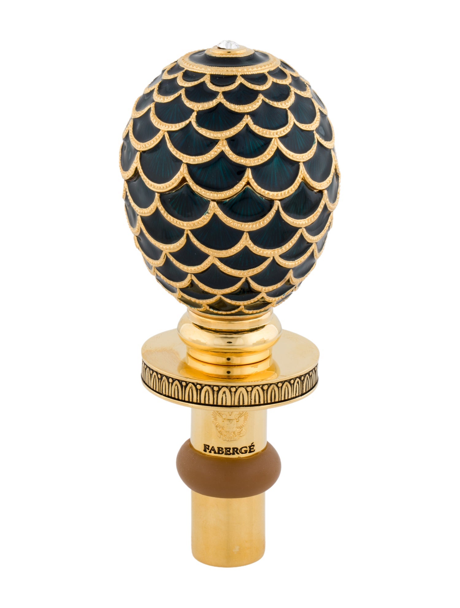 Fabergé Pine Cone Egg Bottle Stopper