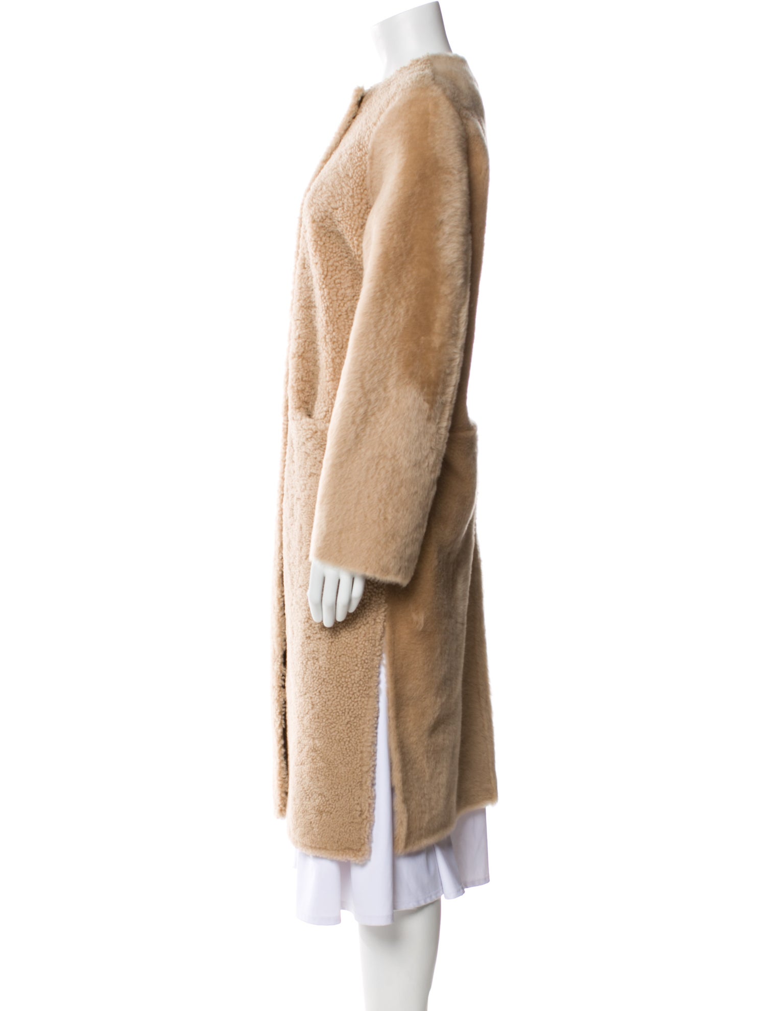 Furling by Giani Lambskin Faux Fur Coat