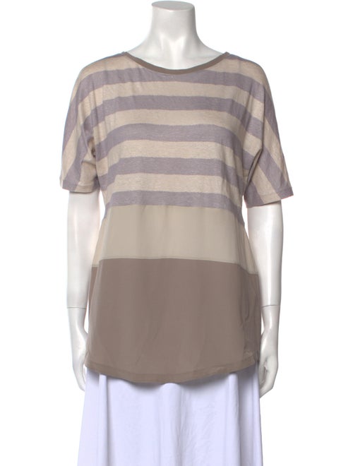 Fabiana Filippi Striped Crew Neck T-Shirt