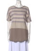 Fabiana Filippi Striped Crew Neck T-Shirt