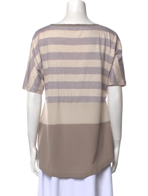 Fabiana Filippi Striped Crew Neck T-Shirt